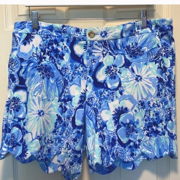 Lilly Pulitzer Darci Knit Shorts Sz8 EUC - Picture 2 of 6